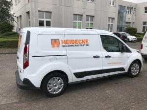 Von der Schraube bis zum Rührgerät: Wie sieht ein Malerauto von innen aus? Unsere Malerautos sind auch von außen eine Visitenkarte: sauber und gut gewartet.