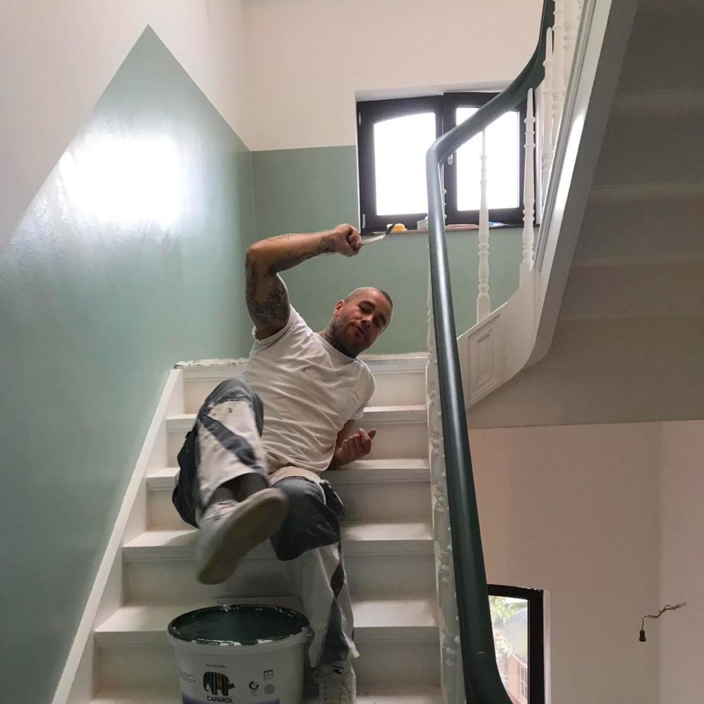 Renovierung im Altbau-Treppenhaus: Der Lieblingsauftrag Malerarbeiten bei der Renovierung des Altbau Treppenhaus