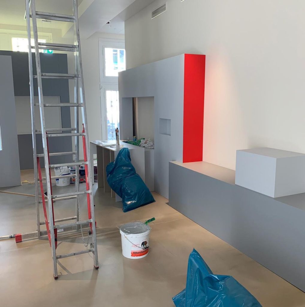 Römisch-Germanisches Museum im Belgischen Haus: Die Sockel sind fertig! Römisch-Germanisches Museum im Belgischen Haus: Die Sockel sind fertig!
