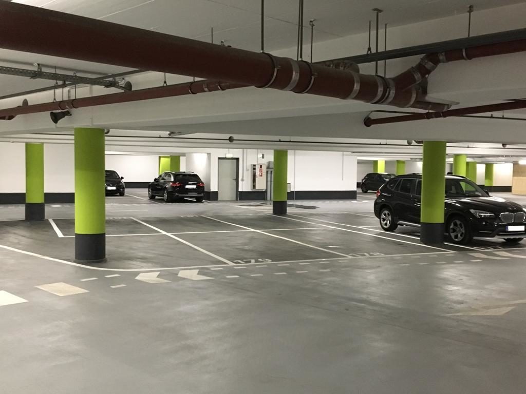 Tiefgarage streichen